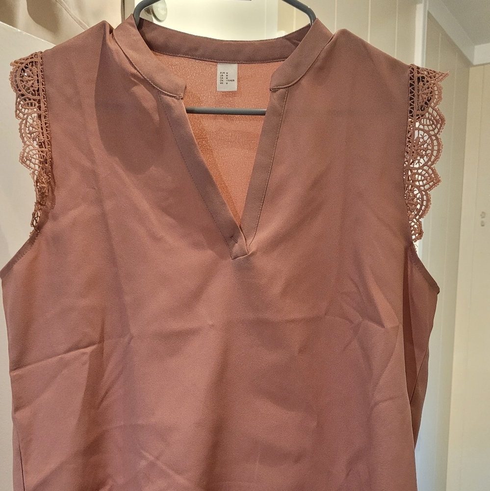 Dressy Capped Sleeved Tank